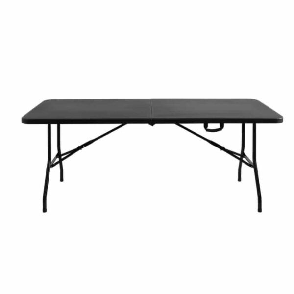 Black 6ft Folding table sid