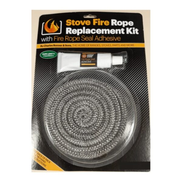 Stove Rope Replacement Kit Black