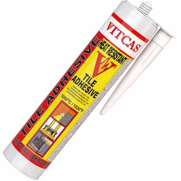 Tile Adhesive on a white background